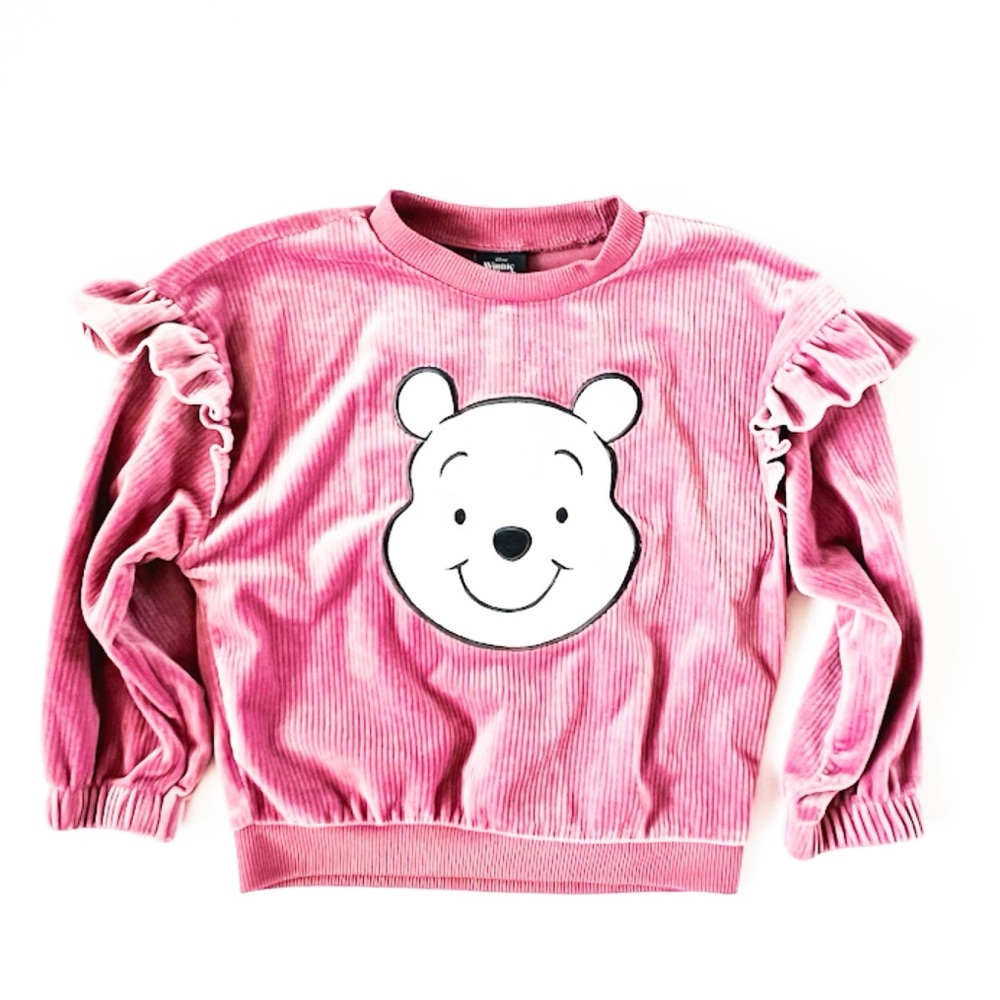Disney Winnie The Pooh Velvet Pullover Top